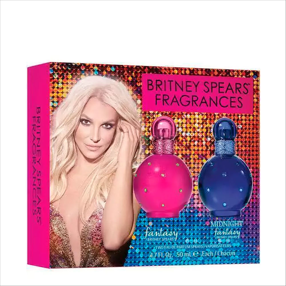 Britney Spears Fantasy and Midnight Fantasy 2-piece gift set box