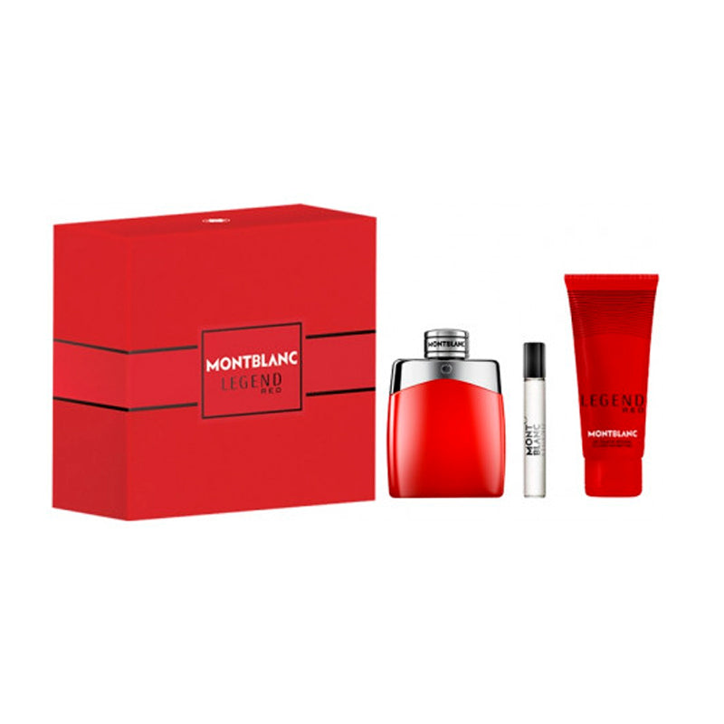 Mont Blanc Legend Red 3-Piece Gift Set for Men