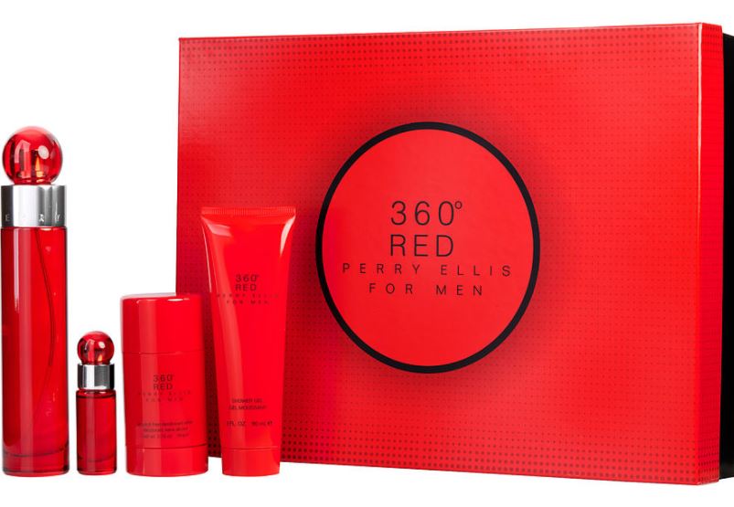 Perry Ellis 360 Red 4-Piece Gift Set for Men