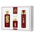 Lattafa Pride Ansaam Gold 3-piece gift set box