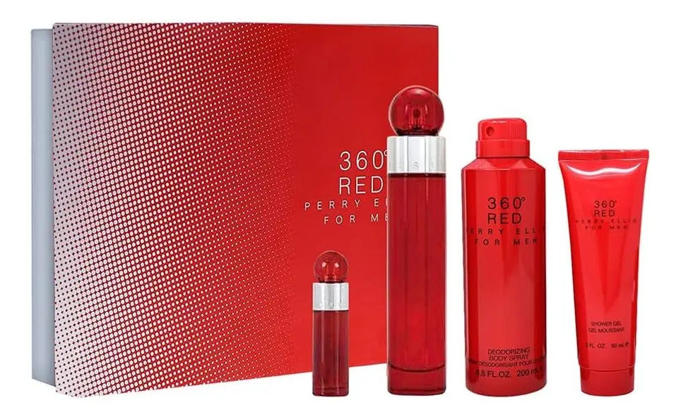 Perry Ellis 360 Red 4-Piece Gift Set for Men