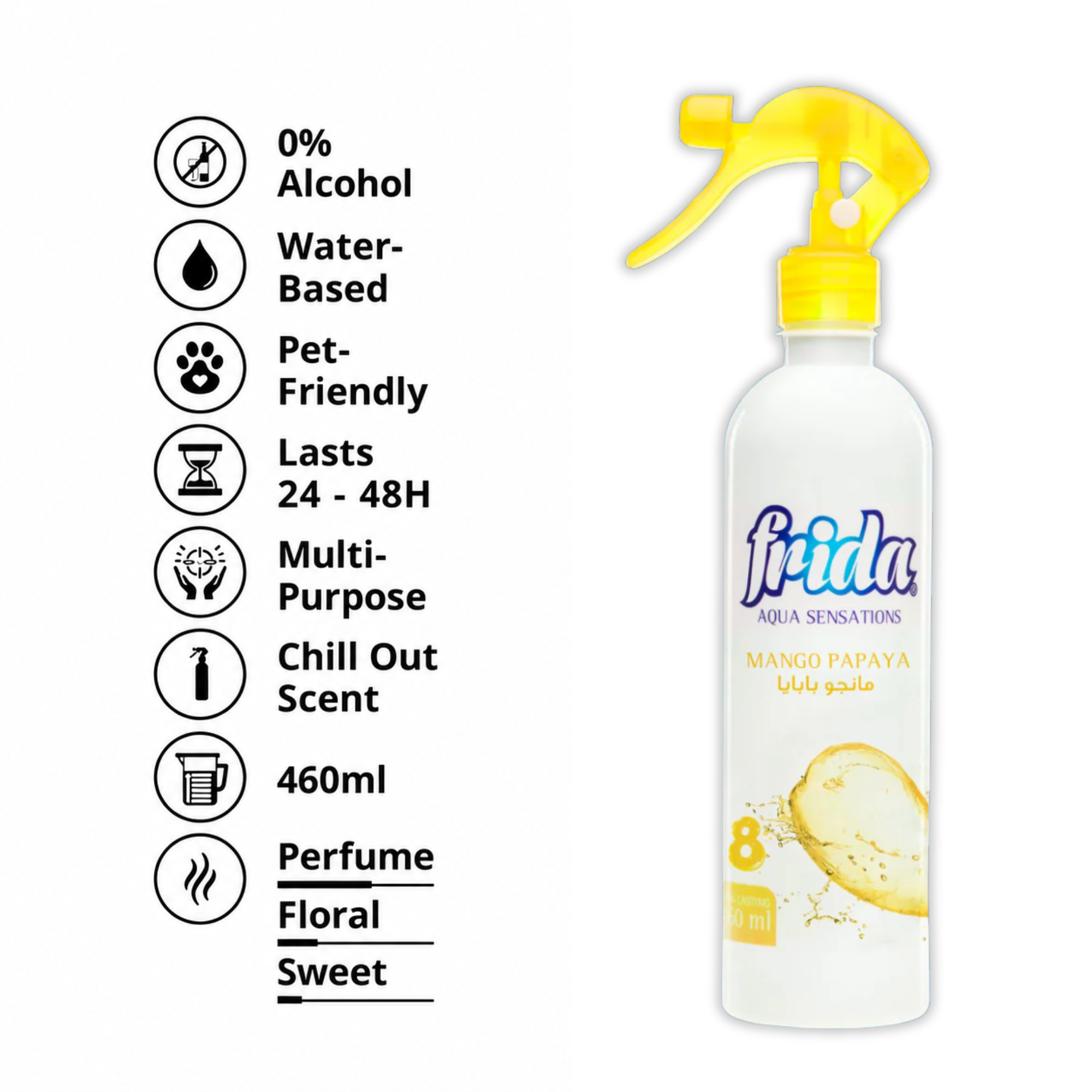 Mollyscents Mango Papaya Air Freshener Spray (460ml)