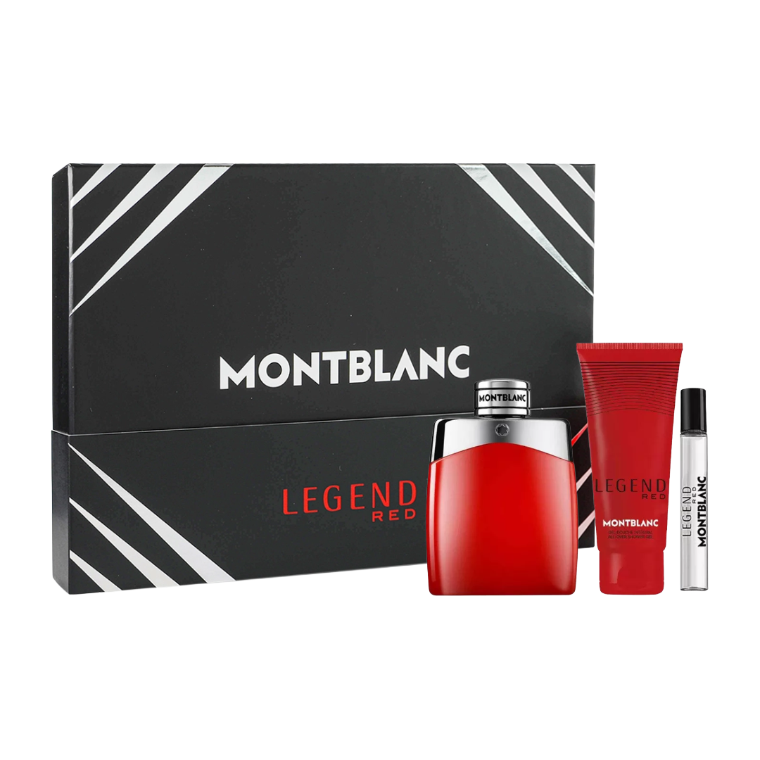 Mont Blanc Legend Red 3-Piece Gift Set for Men