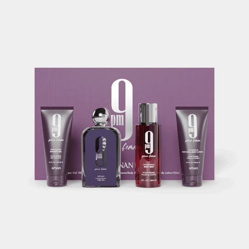 Afnan 9PM for Women 4-Piece Gift Set