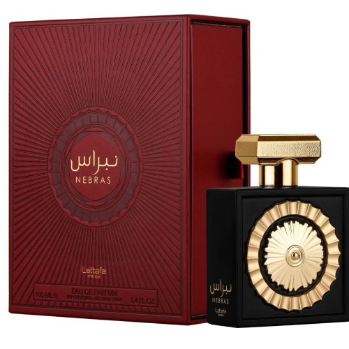 Lattafa Pride Nebras Eau de Parfum bottle and box