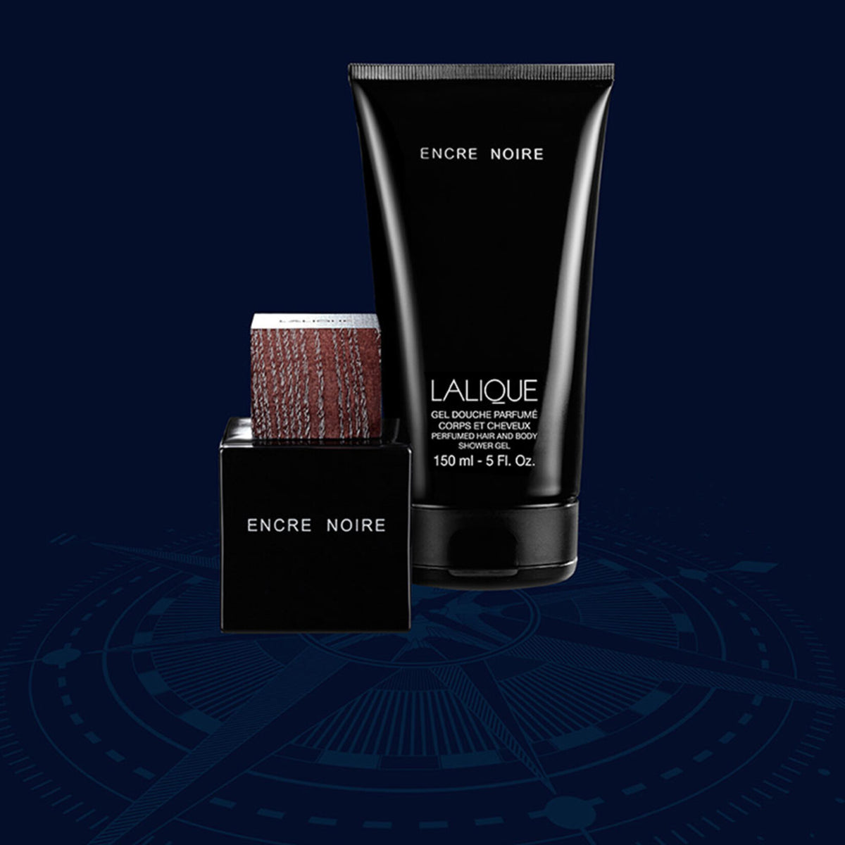 Lalique Encre Noire 2-Piece Gift Set for Men